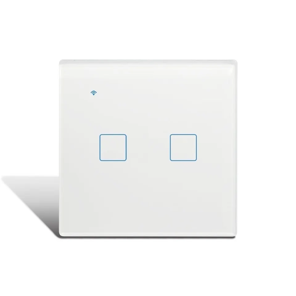 [SC-102-W] 2 Gang Switch Cover (White)